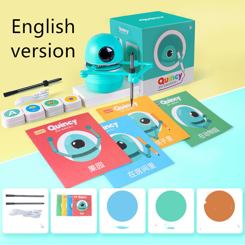 Painting Robot Kindergarten Children Students English version USB