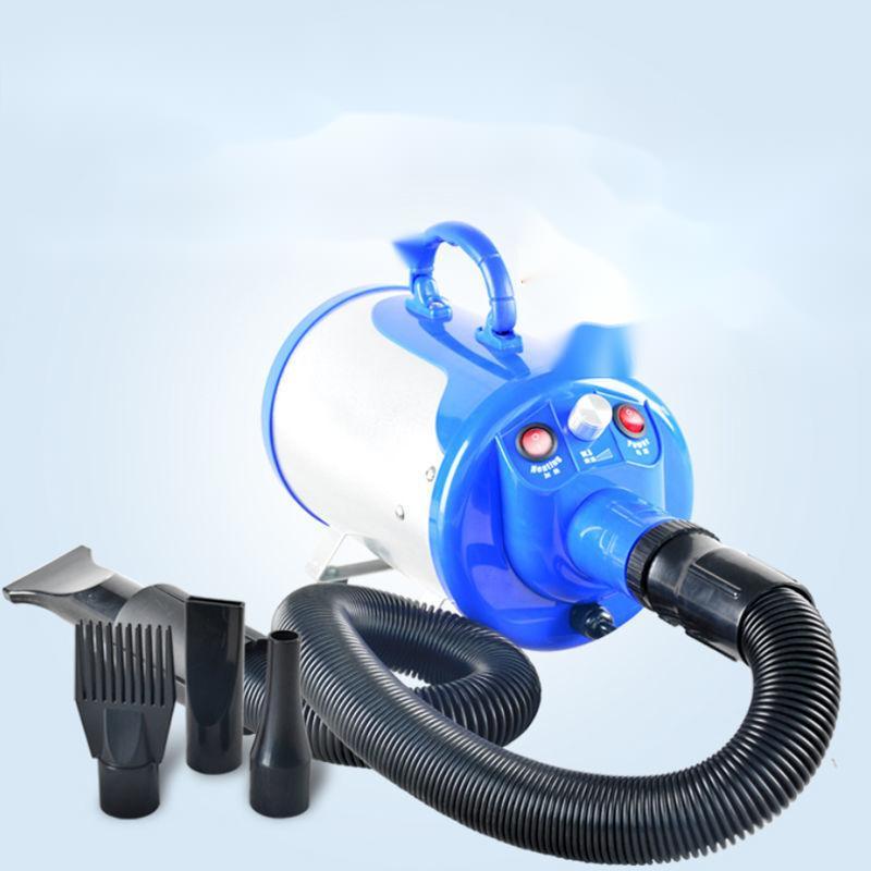 Pet Hair Dryer Dog Bath Artifact Blue Infinitely variable speed