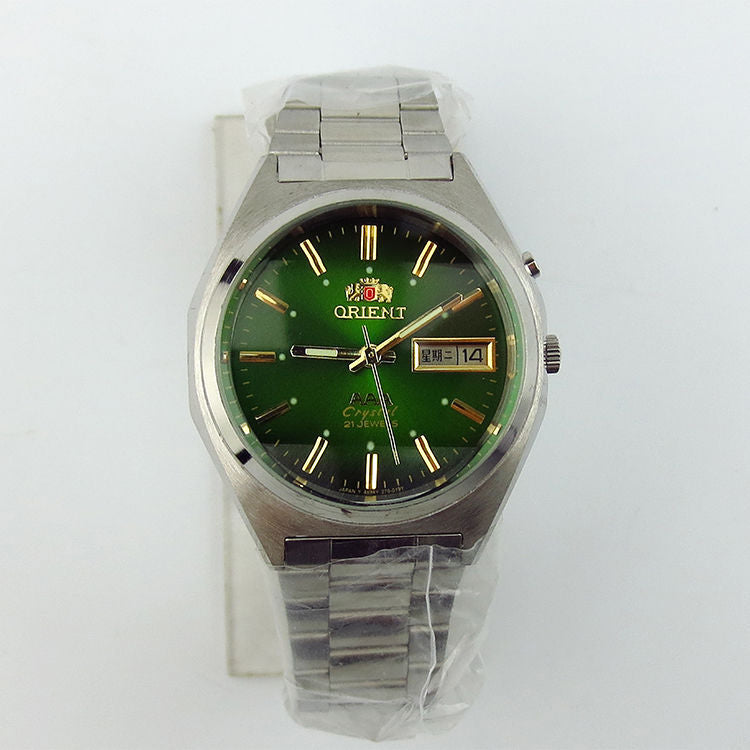 Double lion watch automatic mechanical watch Green