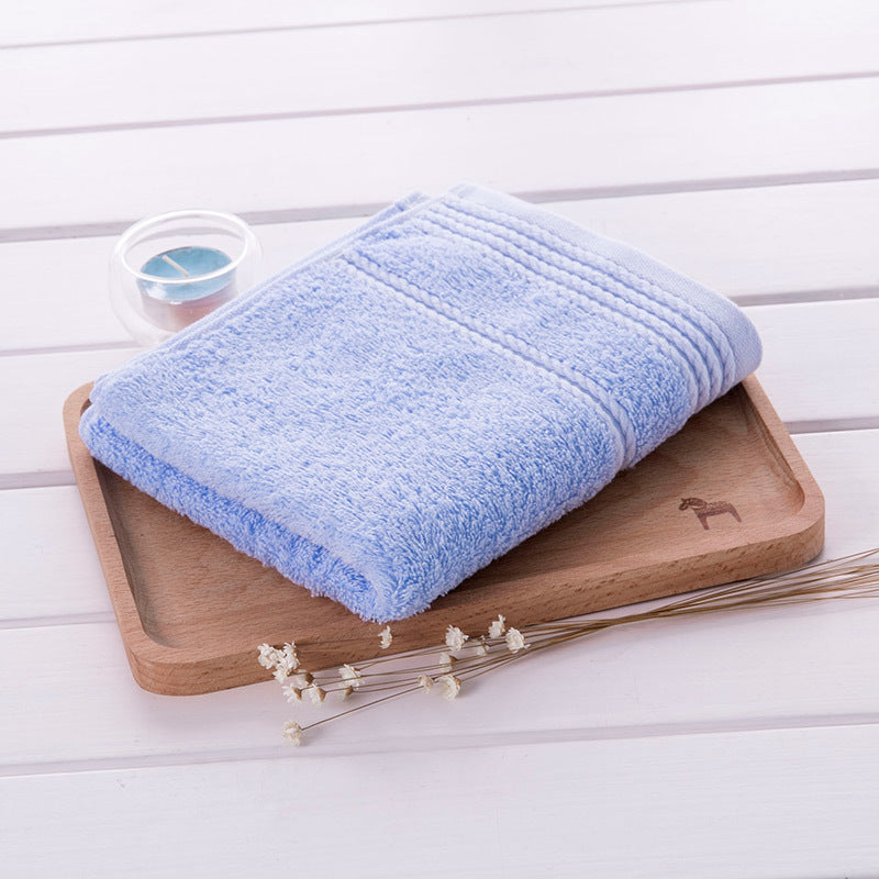 Suction face towel blue