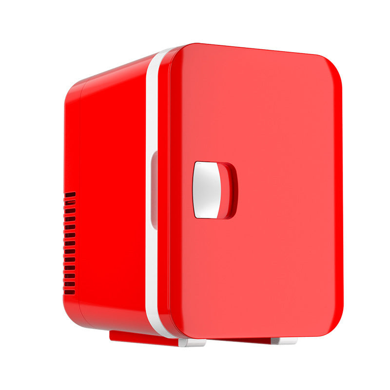 Car Mounted Household Dormitory 6L Small Refrigerator Insulation Red National Standard 185x245x270MM