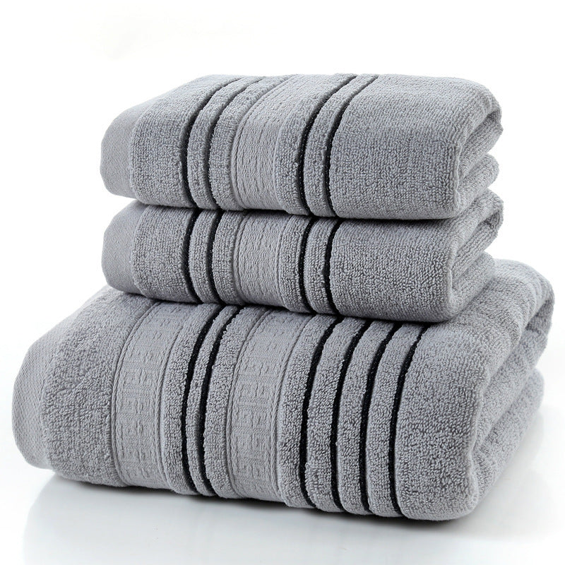 Household Pure Cotton Towel Towel Bath Towel Gray CM