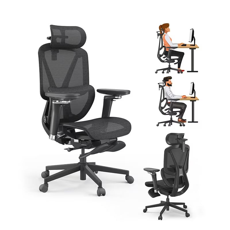 High-back Office Chairs Black