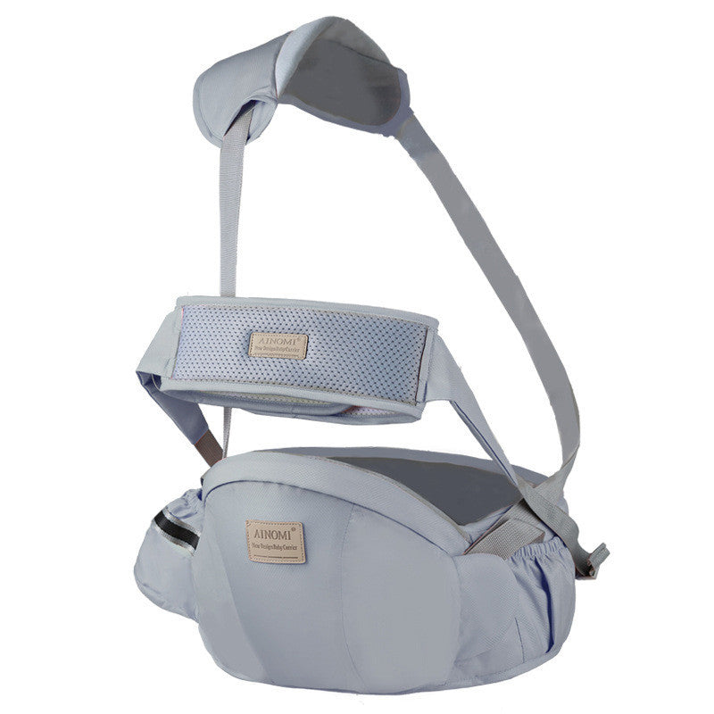 Multifunctional Children's Strap Baby Carrier Baby Waist Stool Grey