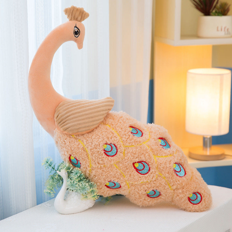 Peacock pillow Khaki