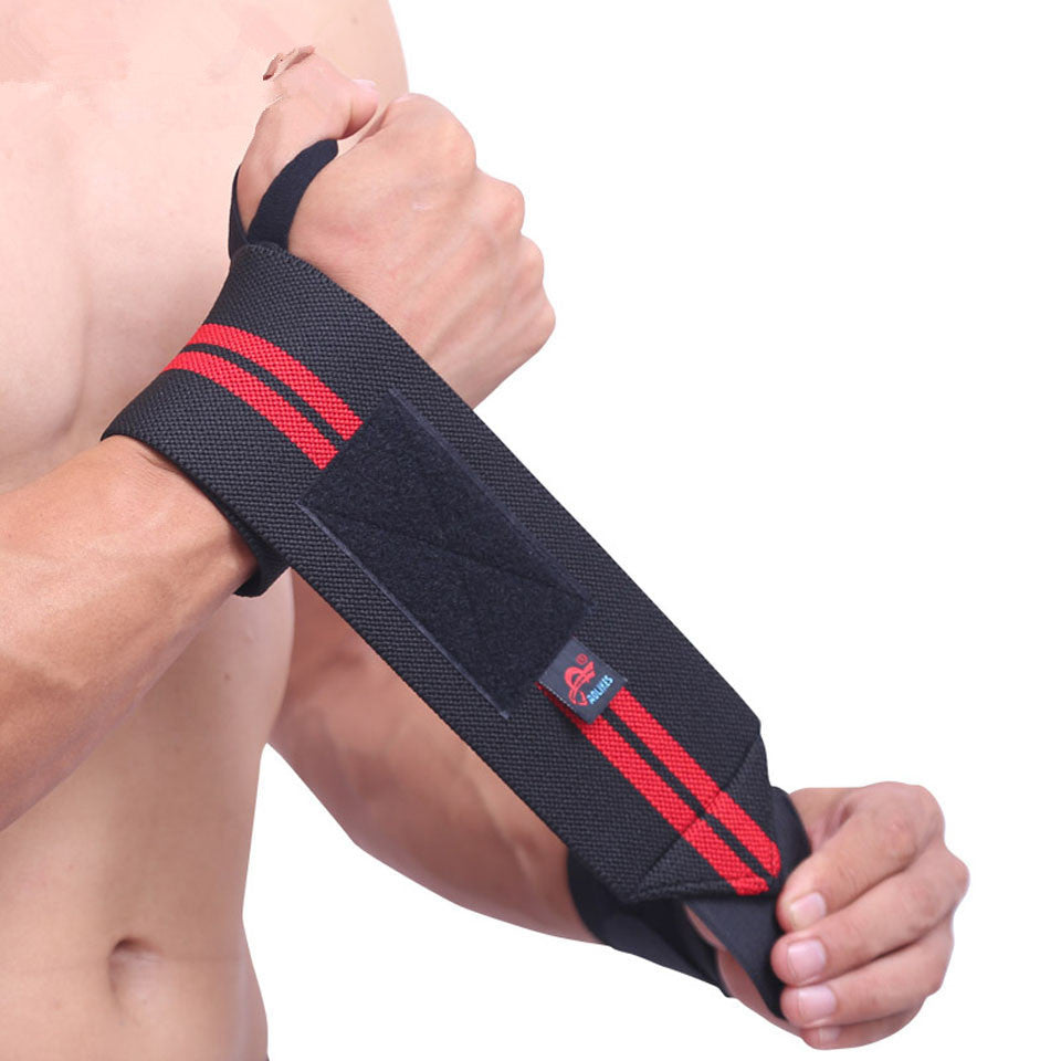 Fitness Band Wristband Bandage Sports Gloves Red