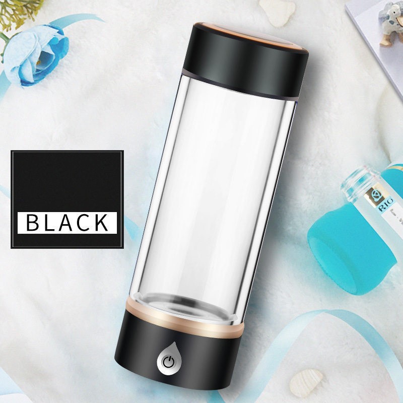 Hydrogen Water Ionizer Bottle Black