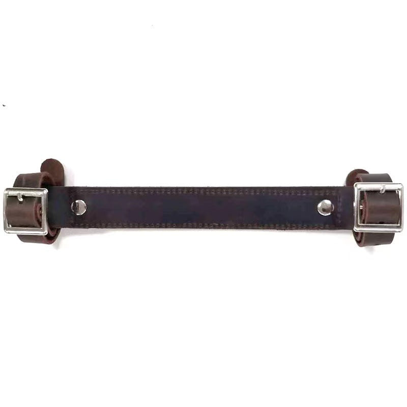 Outdoor Mountain Bike Cowhide Bicycle Handle Straps Deep coffee color
