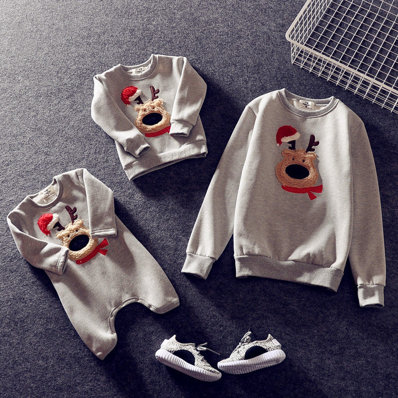Christmas class clothes Elk Grey