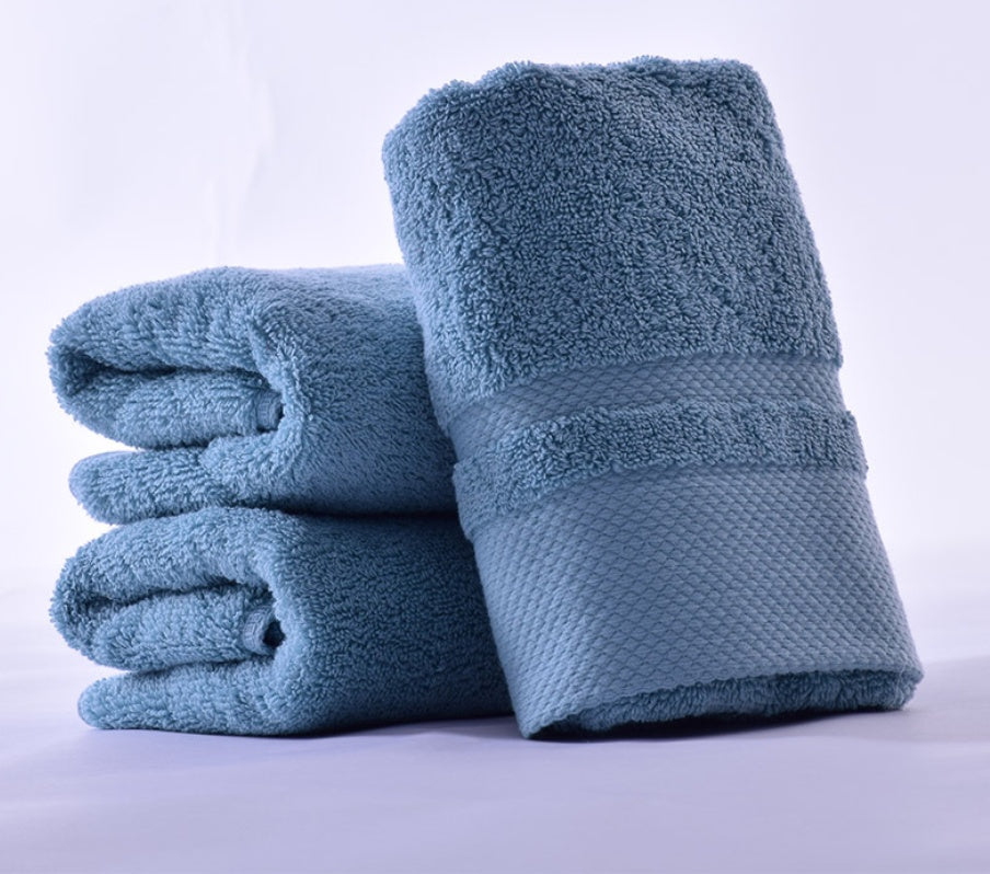 Adult thickening wash towel Diamond green