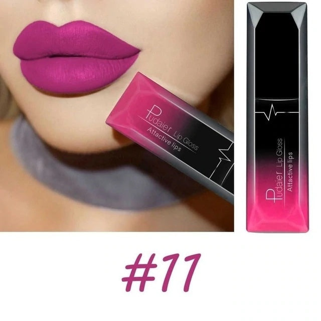 Makeup matte matte lip gloss lipstick 11color