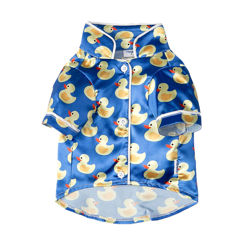 New Dog Clothes Autumn And Winter Cat Clothes Blue