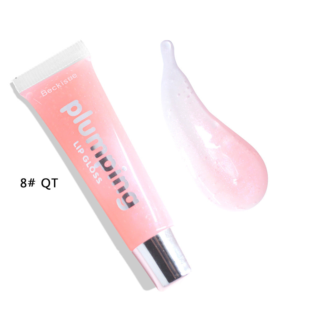 Wet Cherry Gloss Plumping Lip gloss Lip Plumper Makeup Big Lip Gloss Moisturizer Plump Volume Shiny Vitamin E Mineral Oil QT