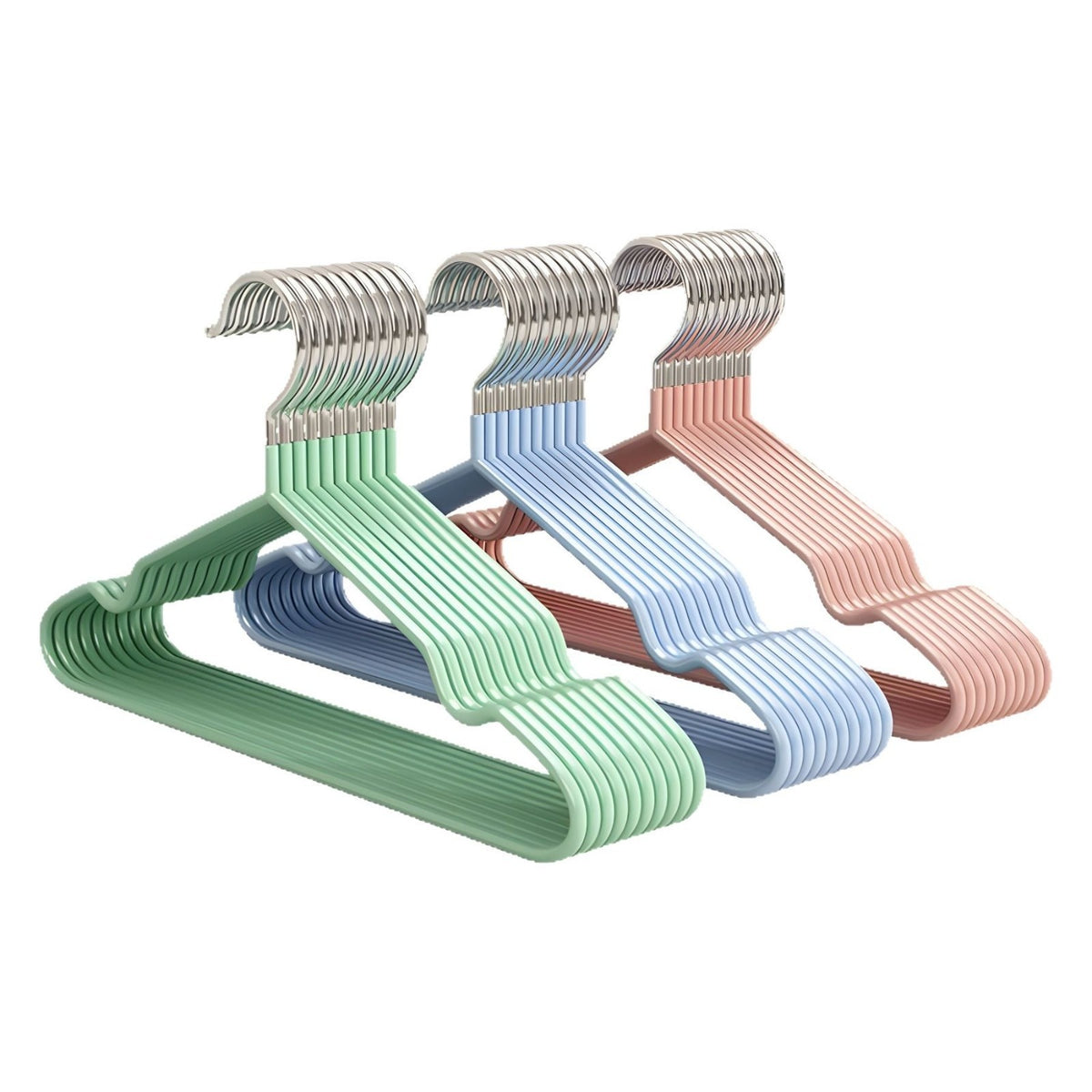 Household Hanger Clothes Stainless Steel Non-slip 10 Clothes Hanger
