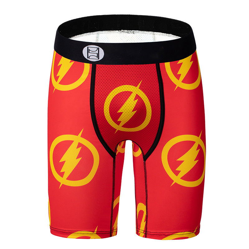 Cartoon Printed Boys Boxers Men Sports Underwear P3