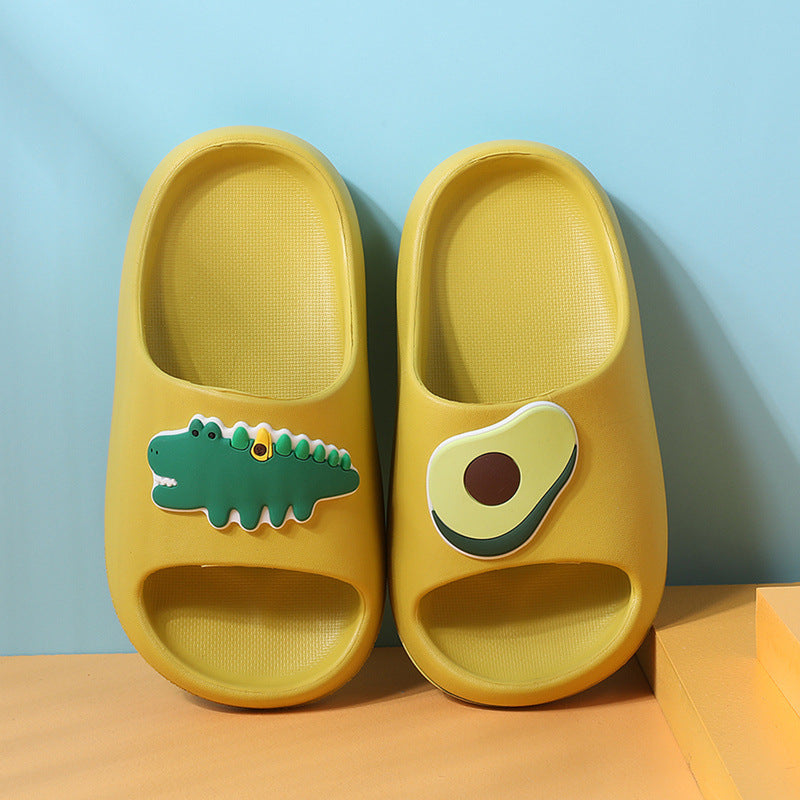 Boys Girls Comfort Soft Soles Anti-slip Slipper Infant Kids Sandals Green