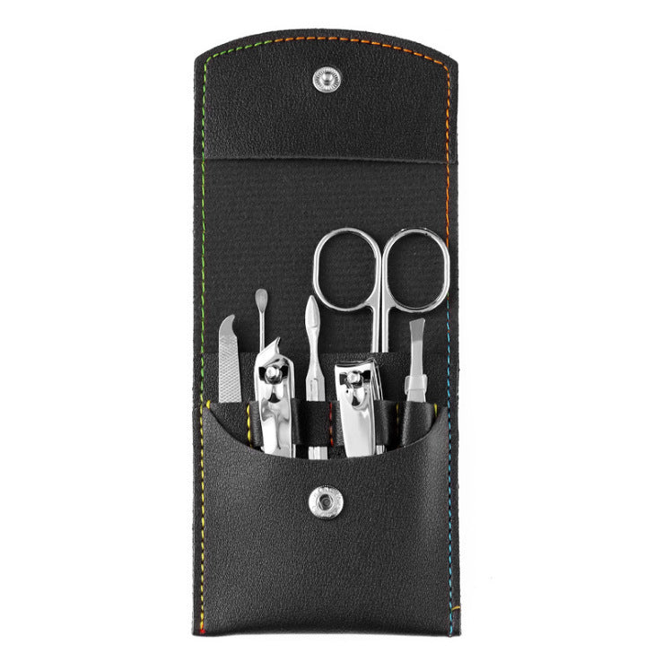 Nail Tools Set Nail Clippers Nail Clippers 7 Piece Set Black