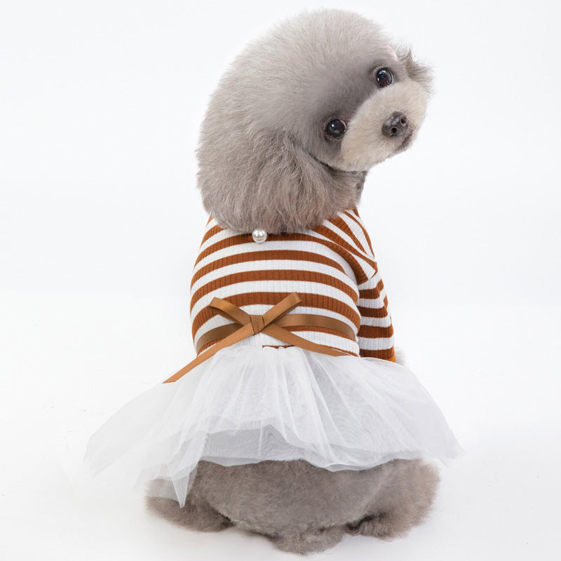 Bears Teddy Small Dog Pet Clothes Coffee