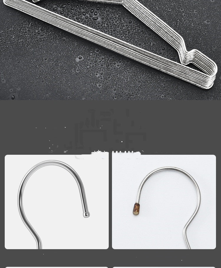 Solid Hanger Household Metal Hanger