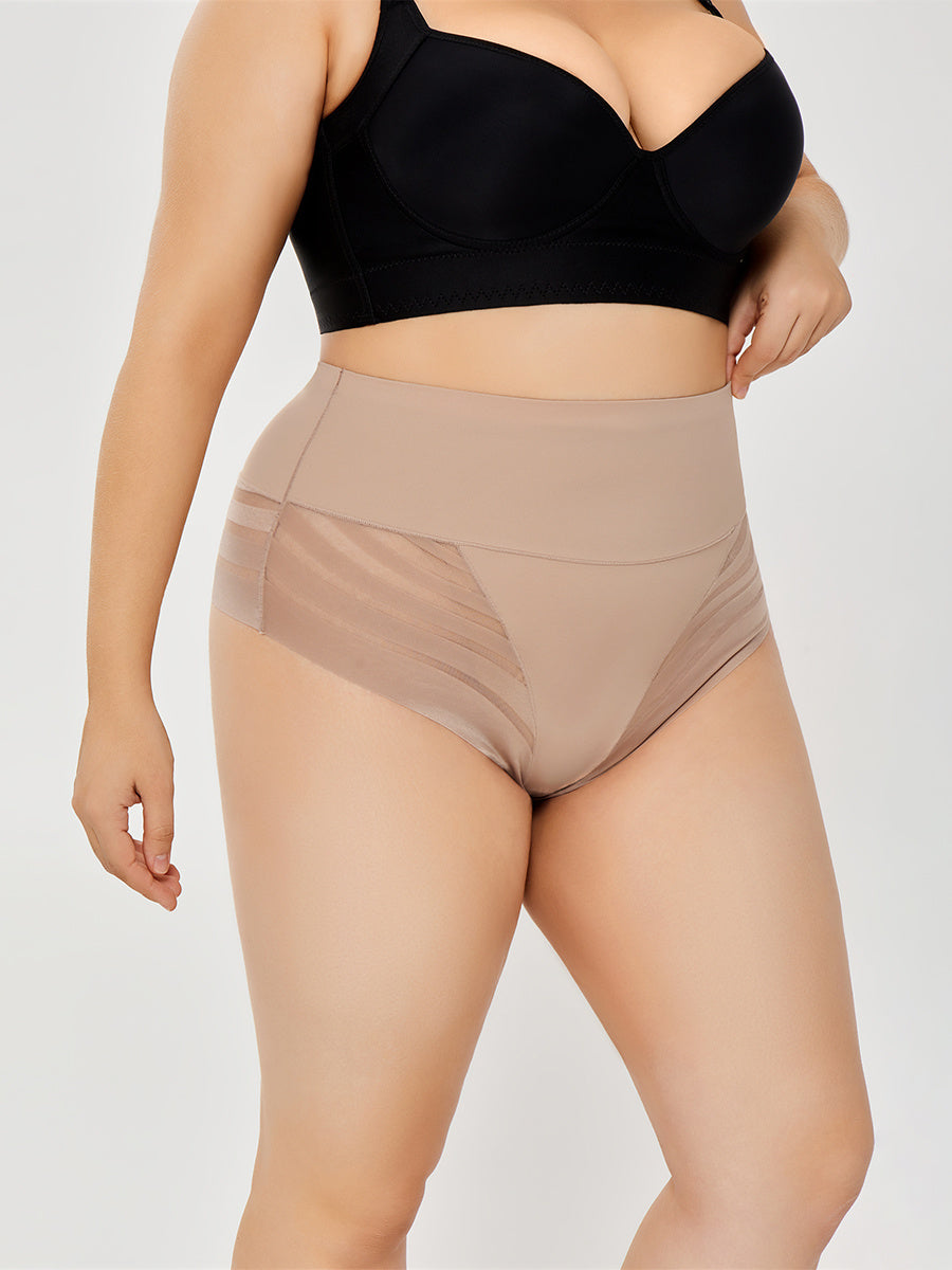 Tummy Control Shapewear Panties For Women Apricot