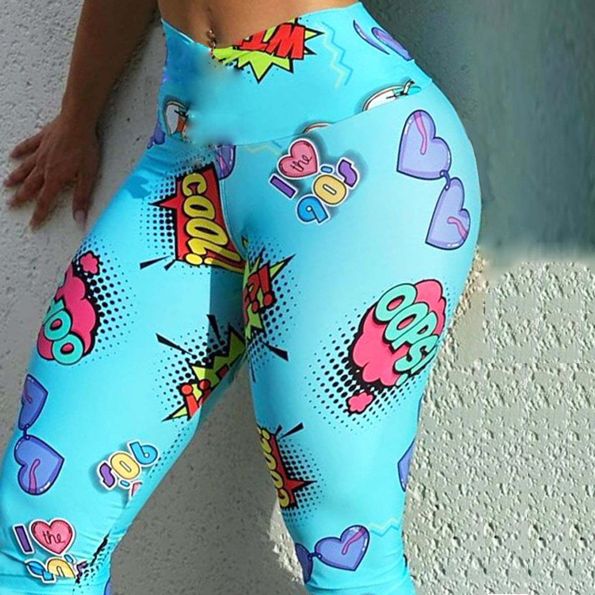 Butt Lifting Exercise Fitness Pants 1516New Cartoon
