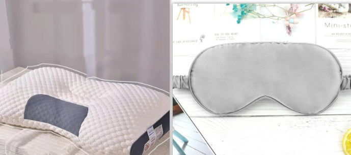 3D Knitted Cotton Pillow Sleep Aid Set1