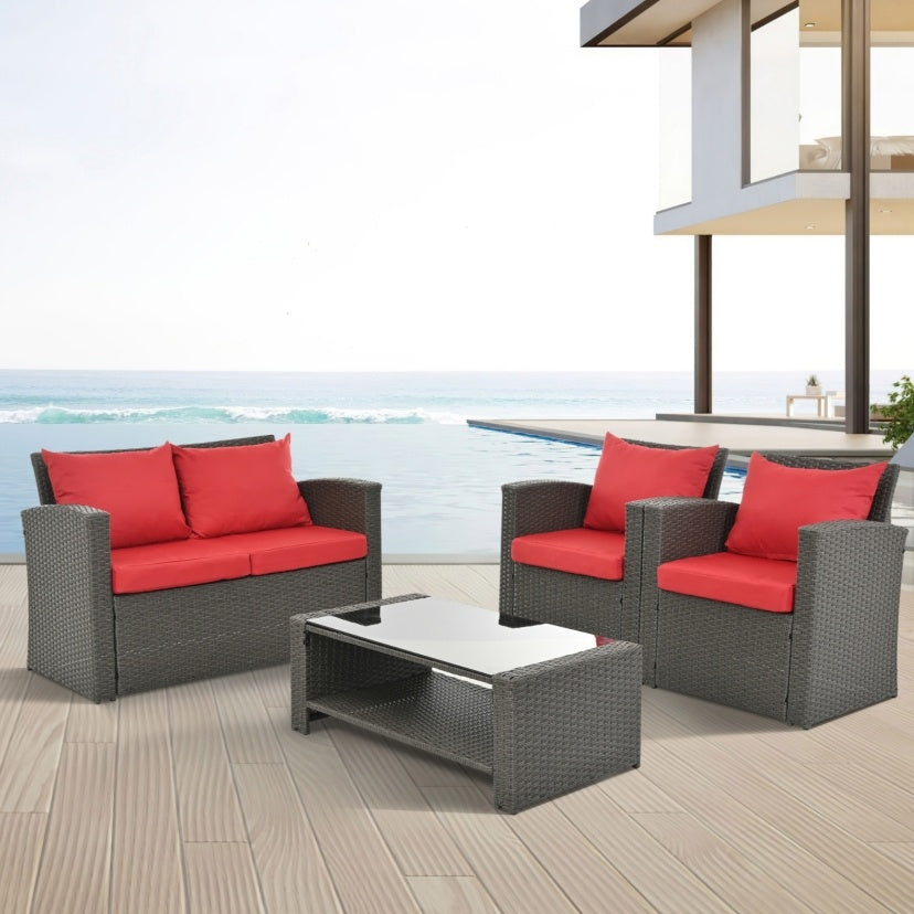 Patio Furniture Sets Dark Gray