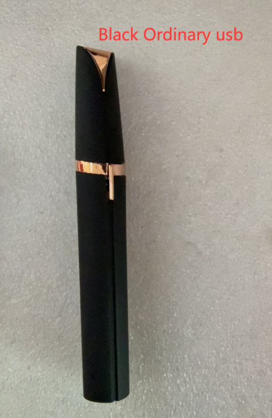 Flawlessly Brows Electric Eyebrow Remover Black Ordinary usb