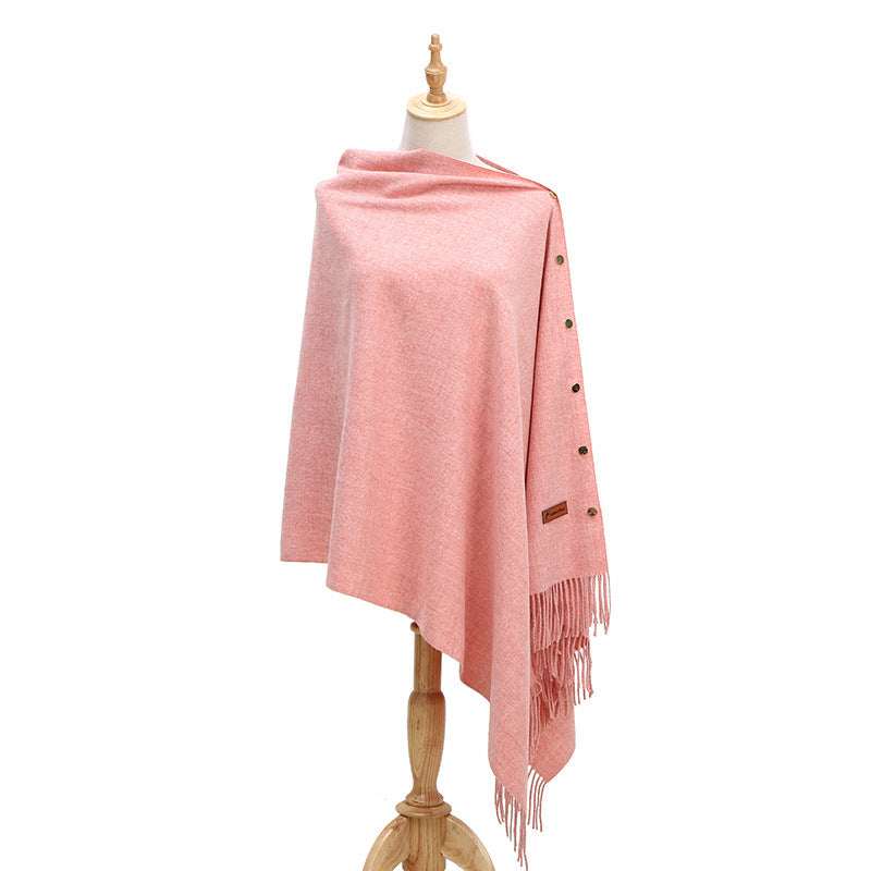 Winter Autumn Women's Cashmere Shawl 10Color 68X200