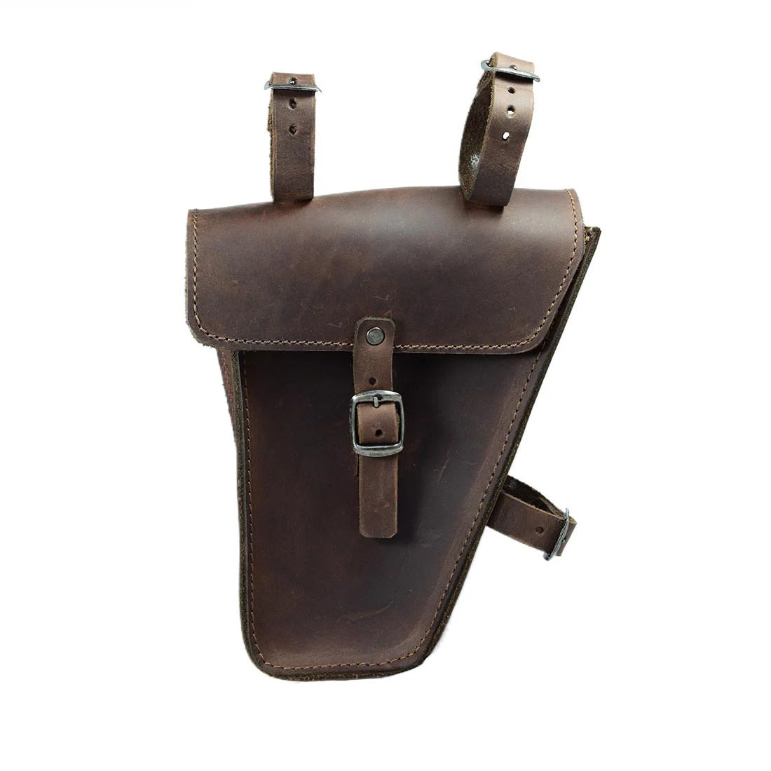 European And American Cycling Outdoor Bicycle Triangle Change And Mobile Phone Bag Brown
