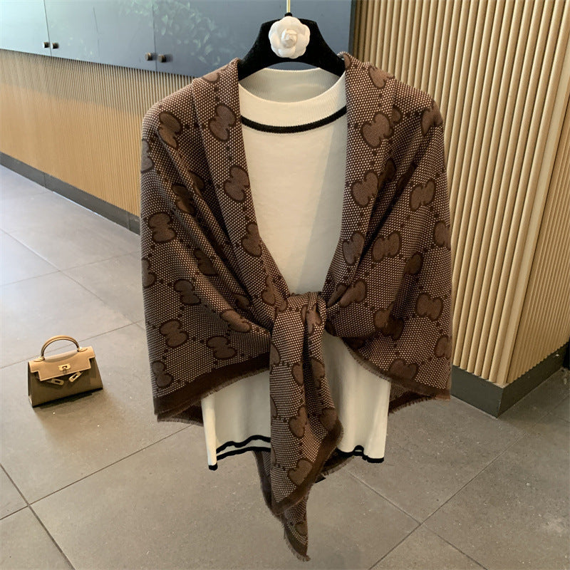 Sunscreen Large Kerchief Thin Silk Scarf Air-conditioned Room Outer Shawl MZF066 130X130cm