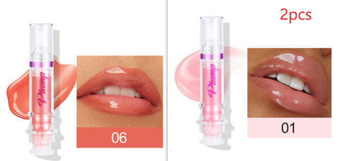 New Tube Lip Rich Lip Color Slightly Spicy Lip Honey Lip Glass Mirror Face Lip Mirror Liquid Lipstick Set11