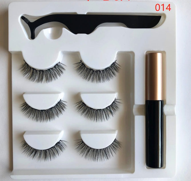 Magnetic false eyelashes 014