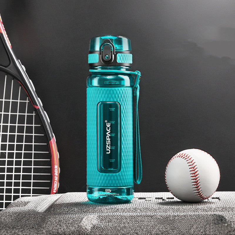 Student Portable Water Bottle Crystal Diamond Bottle Jade vine green