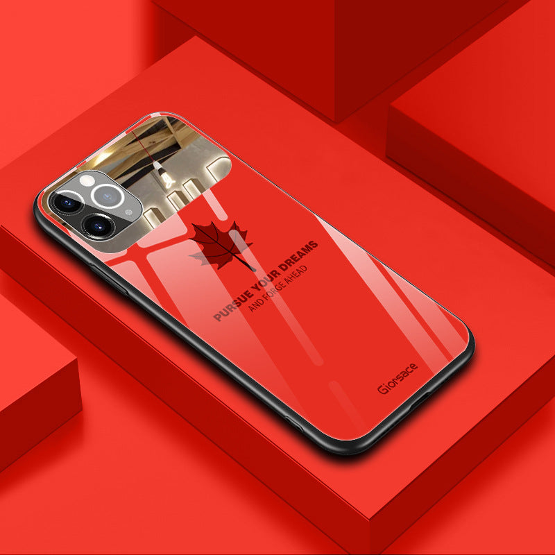 Fashion Beauty Makeup Mirror Phone Case Red Love money