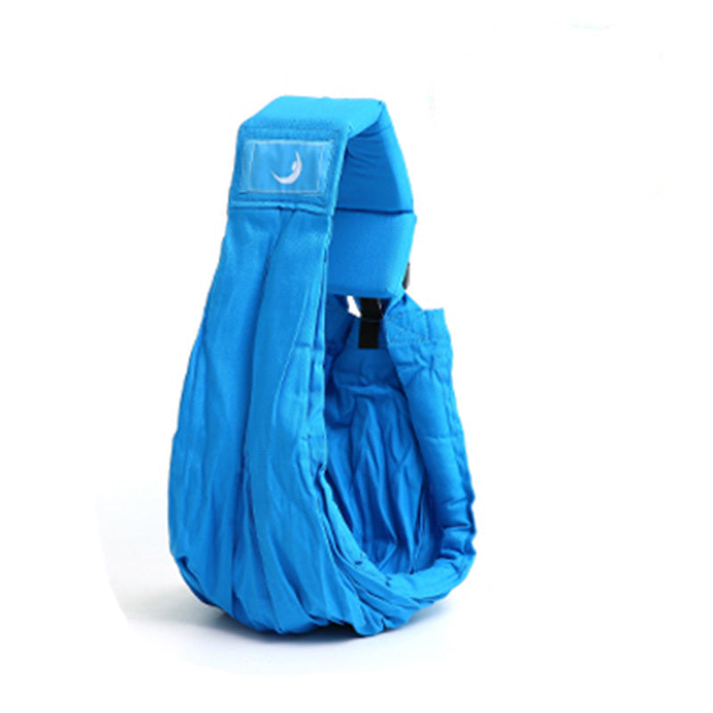 Multifunctional cotton baby carrier waist stool Lake blue