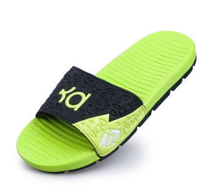Men CasualToe Sandals Black green