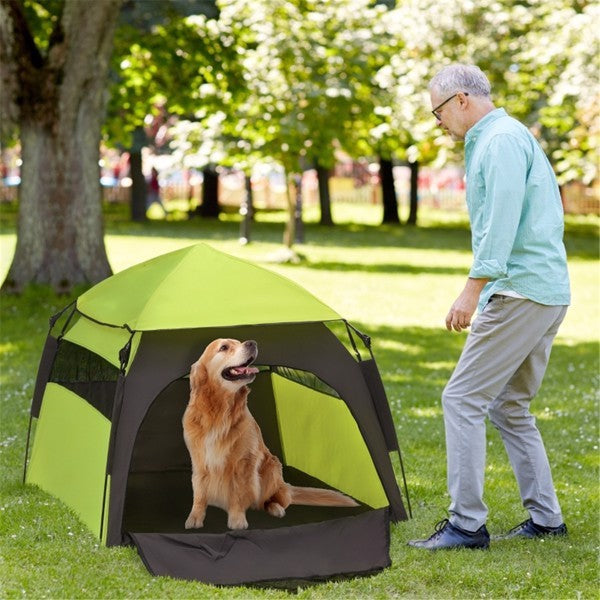 Pet Camping Tent Amazon Shipping, WalMart Banned, No Shipments On Weekends Dark Gray Green
