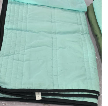 Cooling Blankets Pure Color Summer Quilt Plain Summer Cool Quilt Compressible Air-conditioning Quilt Quilt Blanket Water green