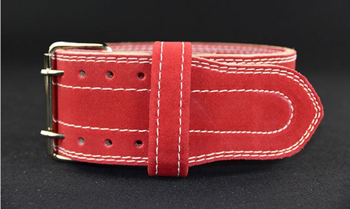 Sports belt fitness belt four-layer belt Red