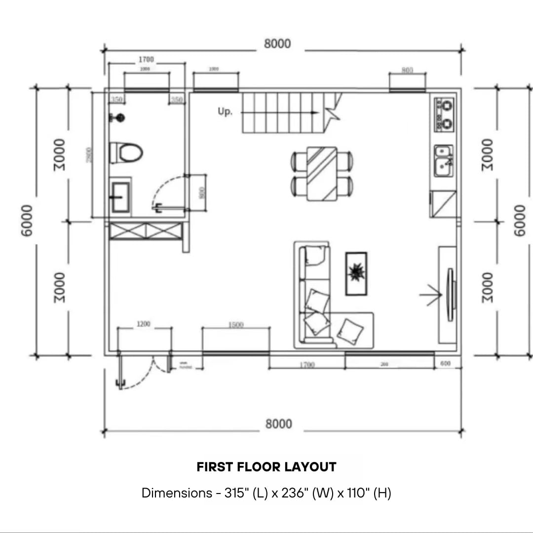 Barn Homes Flat Pack Double Story House - Foldable Tiny Home, 20ft & 40ft, Mobile & Modular