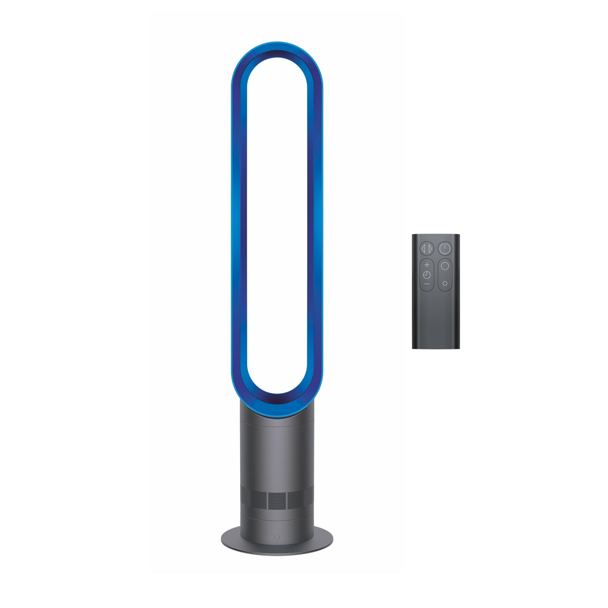 Dyson Cool AM07 Air Multiplier Bladeless Tower Fan, Iron/Blue