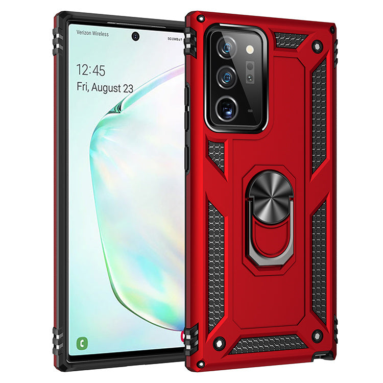 Car magnetic phone protective cover Red