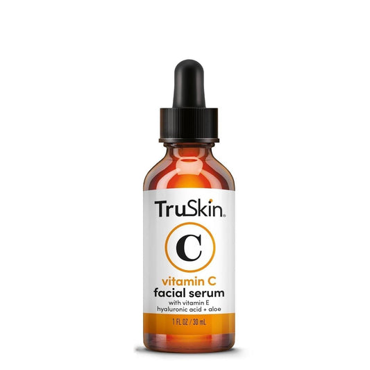 TruSkin Vitamin C Serum For Face – Anti Aging Formula with Vitamin C, Hyaluronic Acid, Vitamin E – Brightening Serum – Improve Appearance of Dark Spots, Tone, Fine Lines & Wrinkles, 1 Fl Oz