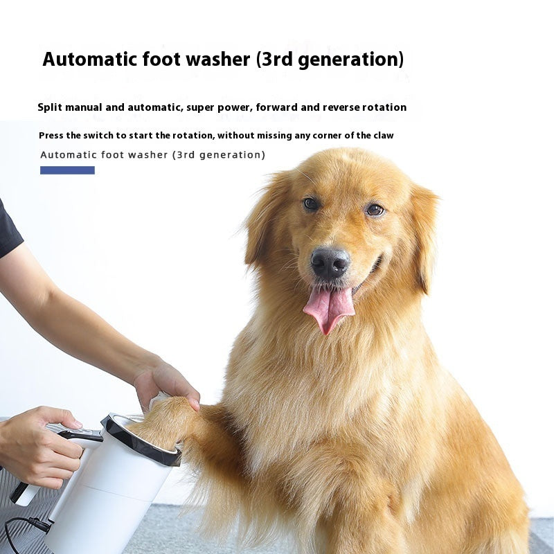 Pet Automatic Foot-washing Machine Foot Washing Cup USB Rechargeable Silicone