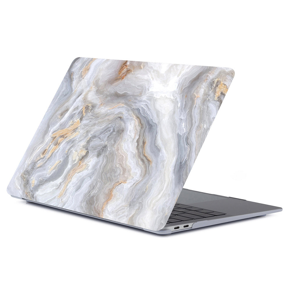 Notebook Marbled Frosted Protective Case Grey