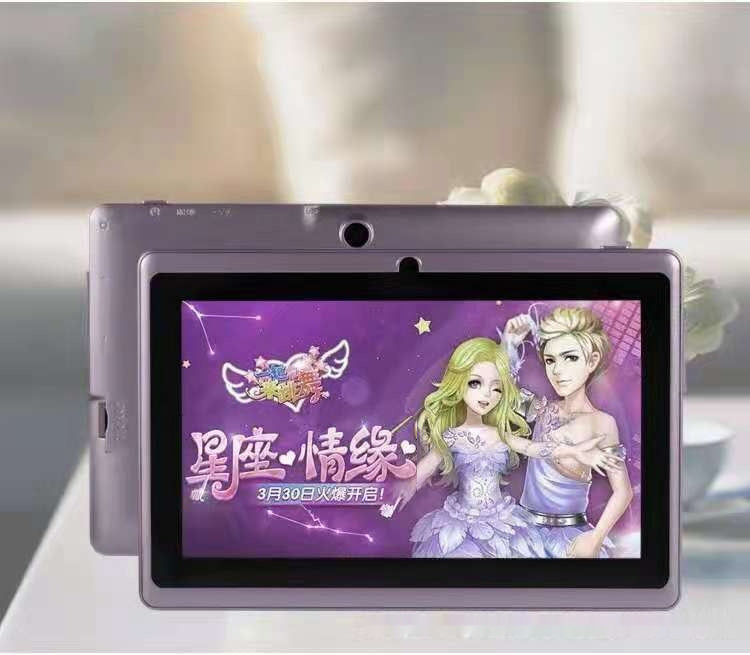 WiFi Bluetooth Internet Access 7-inch Tablet Purple