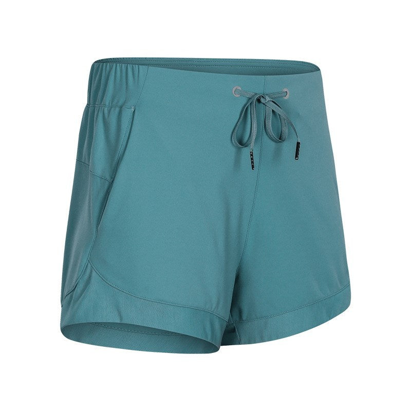 Nude yoga shorts women Green