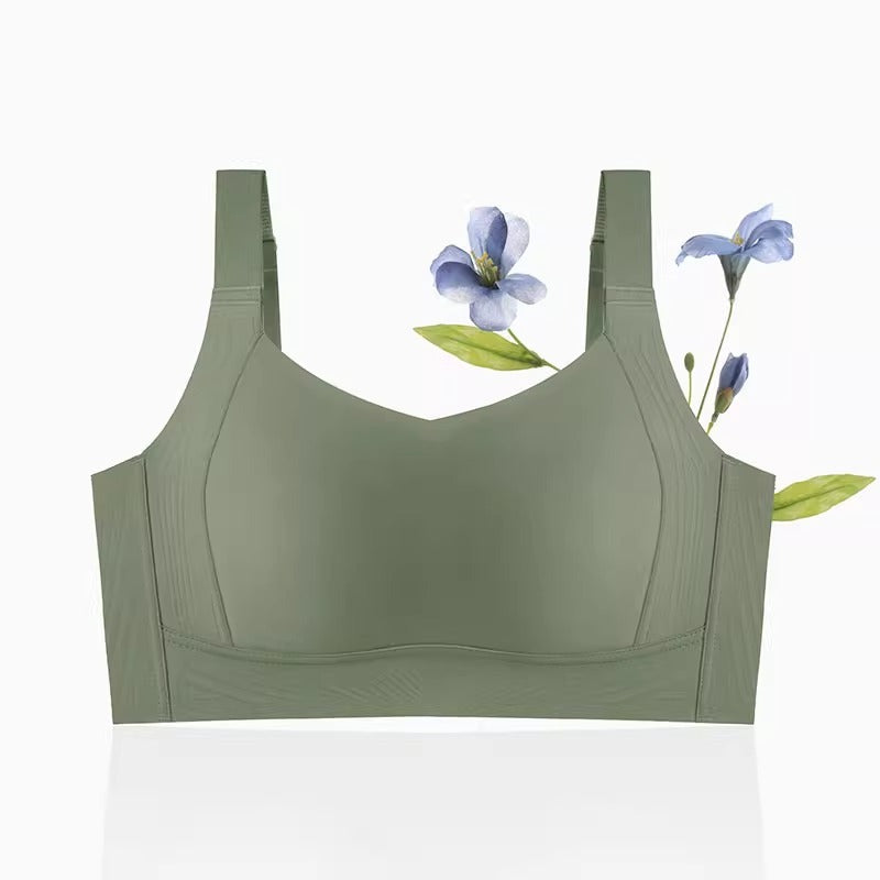 Anti-sagging Wireless Seamless Underwear For Women Green