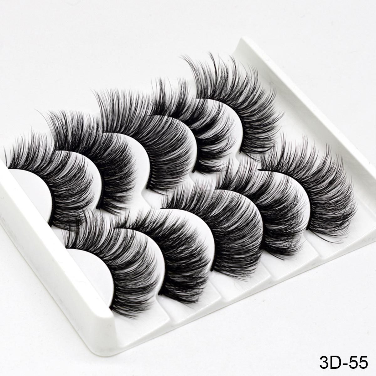 Handmade chemical fiber false eyelashes 3D 55